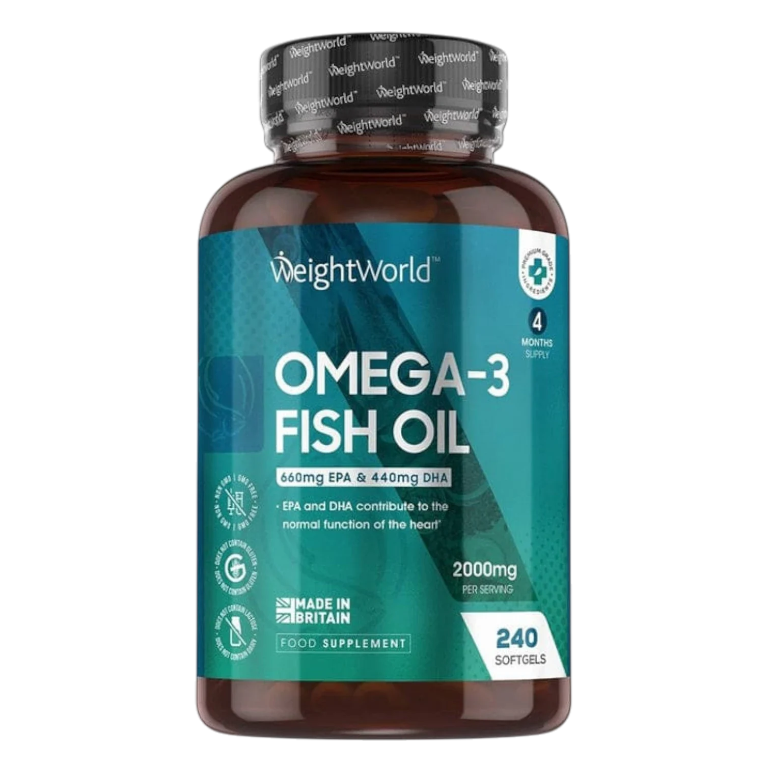Omega 3 Fish Oil - WeightWorld | 240 CAPS — image 1