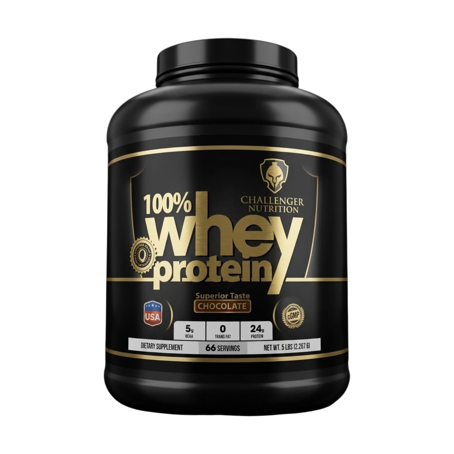 100% WHEY PROTEIN CHALLAENGER NUTRITION - 2.267KG — image 1