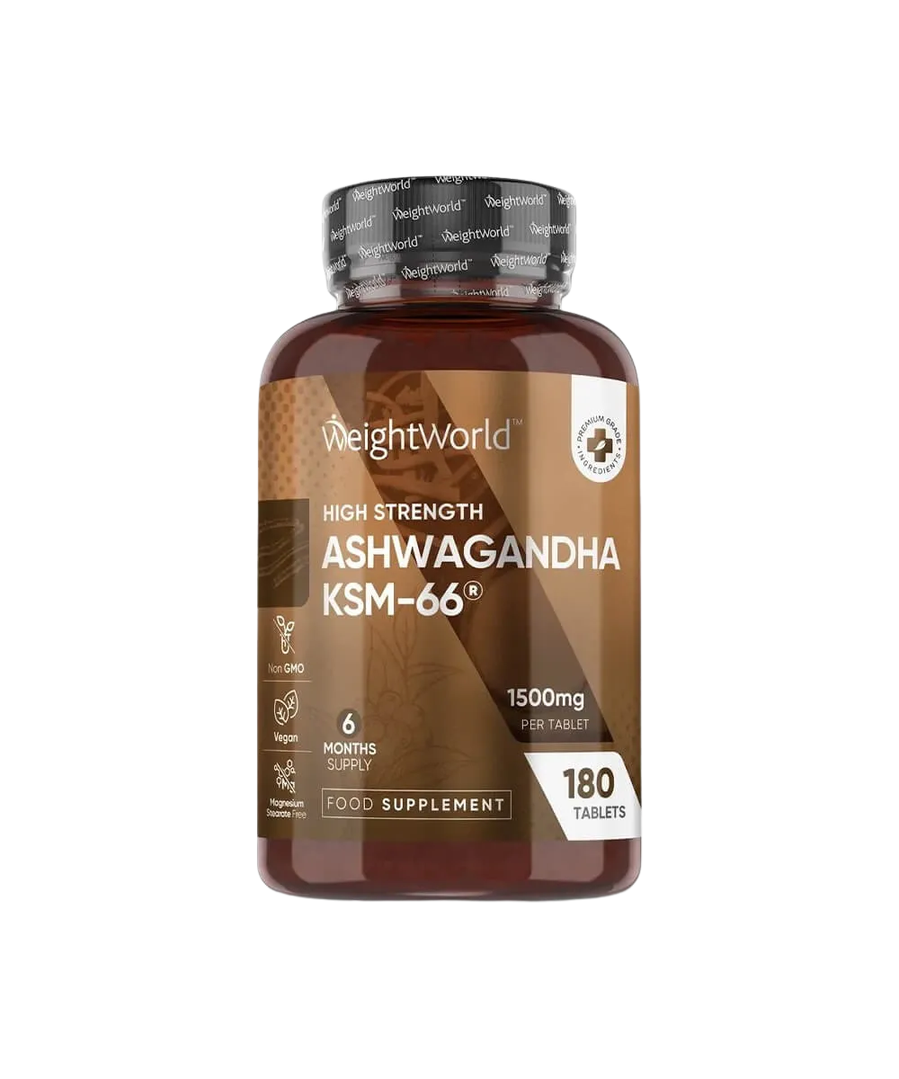 Ashwagandha KSM-66 - WeightWorld | 180CAPS — image 1