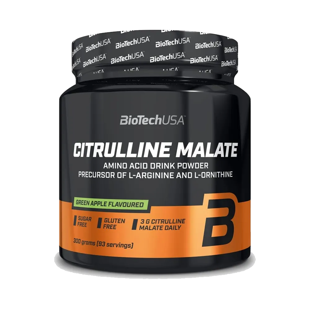 BioTechUSA Citrulline Malate – Green Apple (300g, 93 doses)